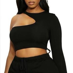 LH x Naked Wardrobe Asymmetrical Top
